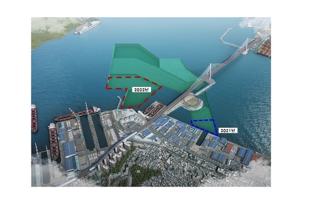 해양환경공단, 2022년 부산 북항 해양오염퇴적물 정화사업 착수
