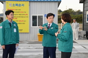 조규일 진주시장, 가축방역 현장 긴급 점검
