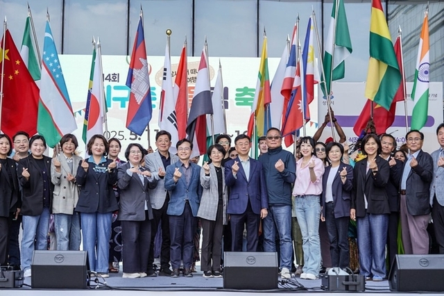 신상진 성남시장, ‘25개국 5천여 명 참여’ 지구촌 어울림 축제 참석