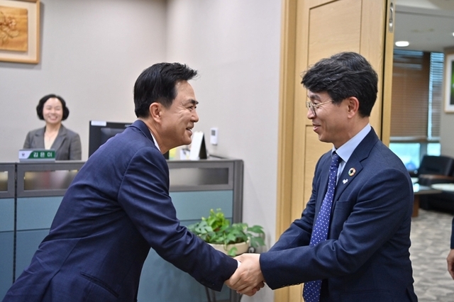 김태흠 지사 ‘지천댐 신속 추진’ 요청