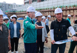 이상일 용인특례시장, 건설 현장 3곳 찾아 진행 상황점검