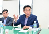 백영현 포천시장, 기업 애로 청취하기 위한 신평패션칼라사업협동조합 방문