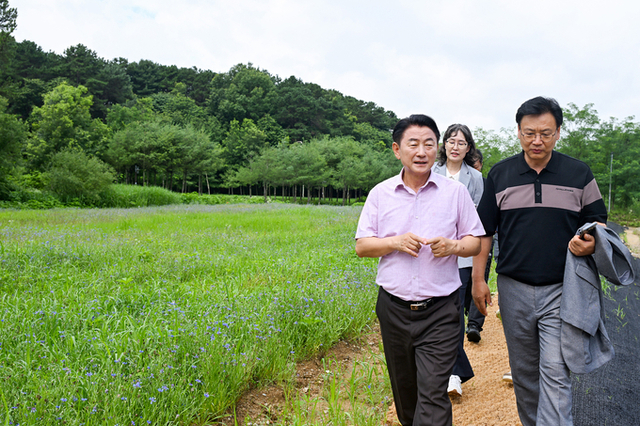 의정부시, ‘민락(民樂) 힐링 텃밭정원’…꽃과 텃밭이 어우러진 도심 속 쉼터로