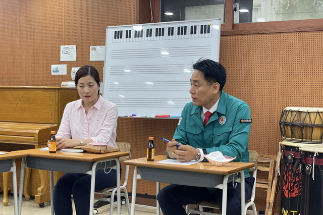 이은주 의원, 화재로 인한 대안학교 학사 위기… 새음학교 현장 방문