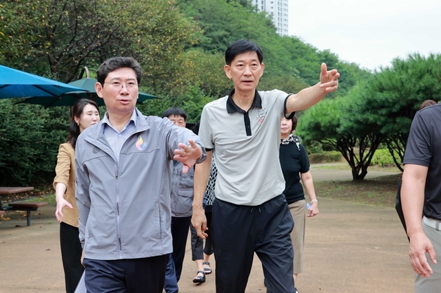 용인특례시, 수지구 ‘광교숲속마을 쉼터’ 개선 작업 착수