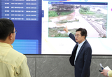 김동연, 재난안전대책본부 찾아 호우 대처상황 확인, “경기북부지역에 2차 피해 없도록 적극 예찰” 지시