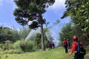 서부지방산림청, 을지연습 산불진화 실제훈련 실시