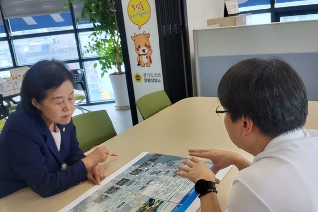 경기도의회 박명숙 의원, ‘걷고싶은 양근천 조성사업’ 업무 보고 받아