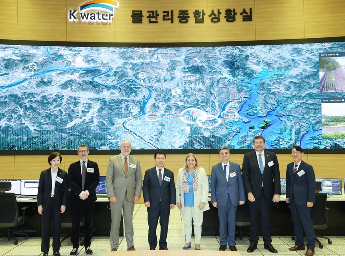 한국수자원공사 찾은 주한 EU 및 회원국 대사 대표단 ‘초격차 물관리 기술 유럽 교두보 확대’