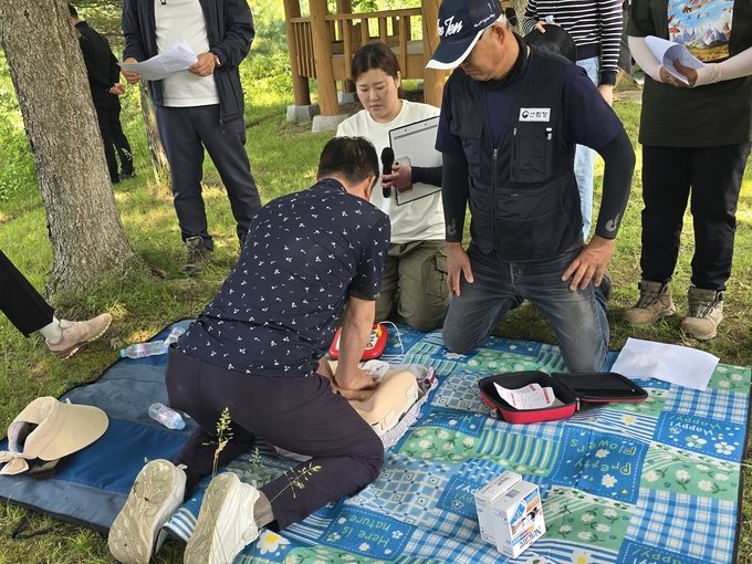 “벌쏘임·온열질환까지 대비…중부산림청, 현장 맞춤 비상훈련”