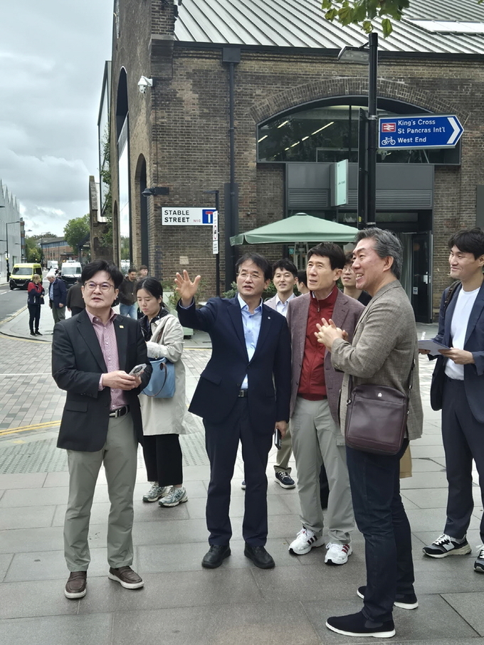 이동환 고양시장, 英런던 킹스크로스서 지속가능한 도시전략 살펴