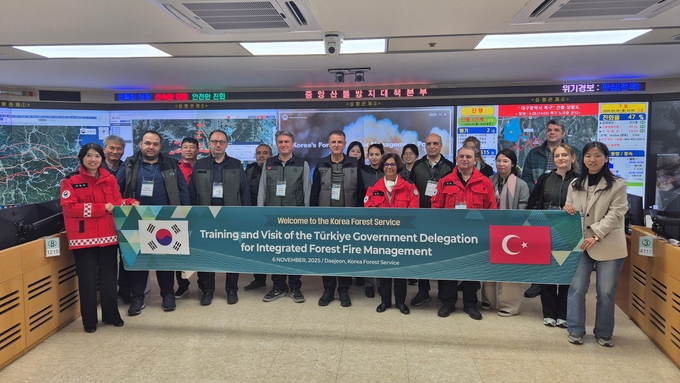 산림청, 튀르키예에 ‘K-산불대응 시스템’ 전수